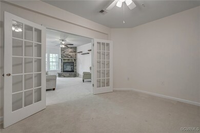 Interior of Office looking out.