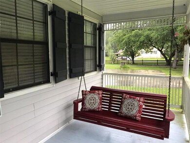 Nice Front Porch With Swings