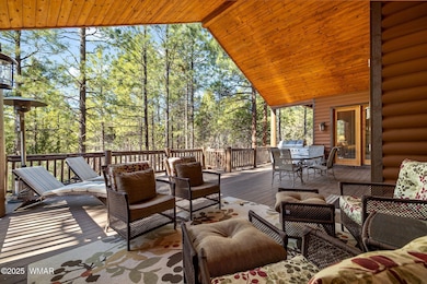 Amazing extended back deck