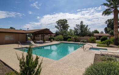 Sparkling Community Pool And Spa