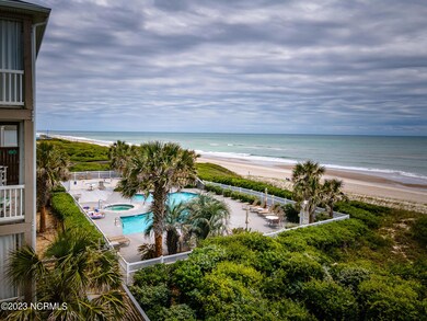 Oceanfront community pool