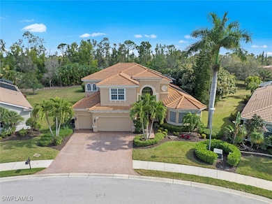 Aerial view of front of home