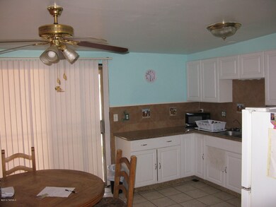 kitchen and dining area
