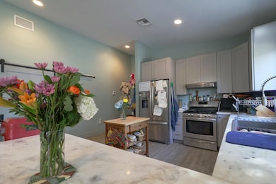 Kitchen photo from dining area