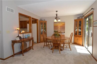 Bright and Light Dining space with room to expand 