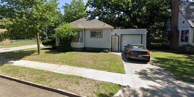 Side with attached garage