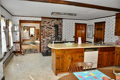 kitchen to living room.
