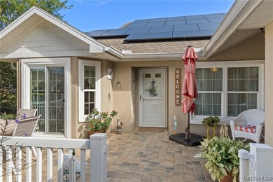 Inviting Open, Pavered Porch