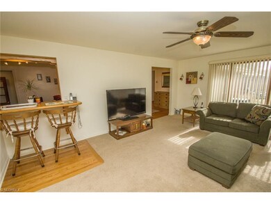 Family room addition with pass way to kitchen.