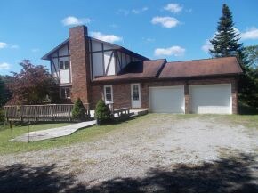 rear of the house