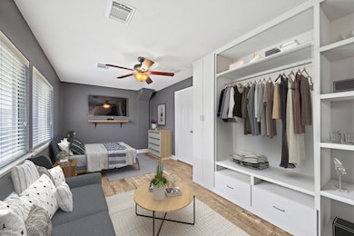 Mud/flex room with custom built cabinets