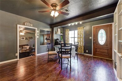 Enter at the Dining Space, OR use it as a living space! This is a super flexible floor plan! The step down is in to the current living space.