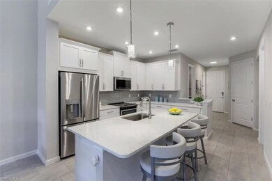 Open Kitchen with quartz counter tops.