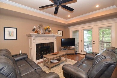 Living area with view to back