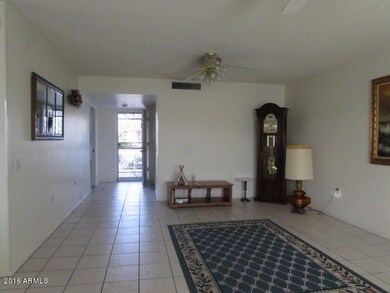 looking to front door in living room