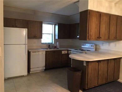 Kitchen with pass-through counter