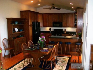 Hardwood floors flow throughout the common areas o