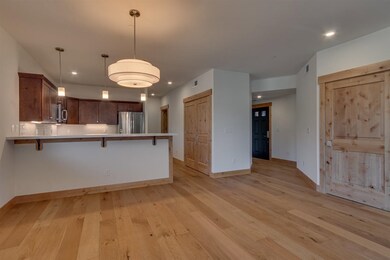 Engineered hardwood flooring, breakfast bar with p