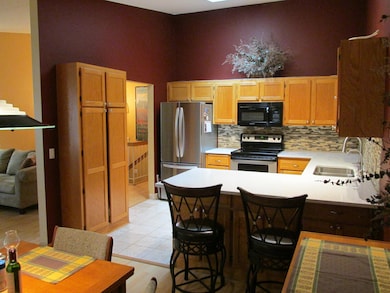 Quartz countertops with seating