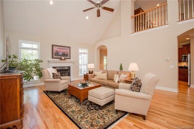 2-story great room with gas fireplace