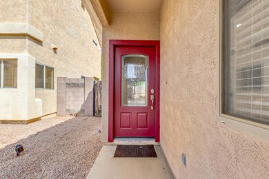 CUTE RED FRONT ENTRY DOOR