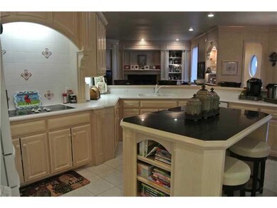 Kitchen. Kitchen is open to large family room for 