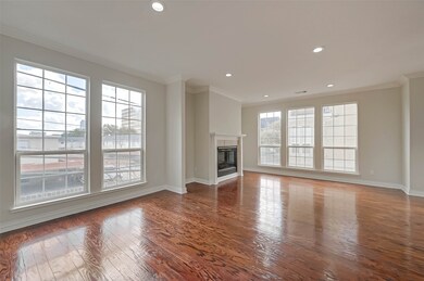 The large windows allow for an abundance of natural lighting.