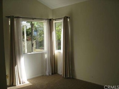 Main floor master overlooks back patio and private