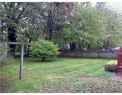 Yard/Garden. Beautiful Fence in back...