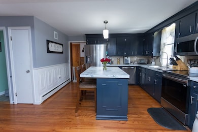 Kitchen looking in from living room
