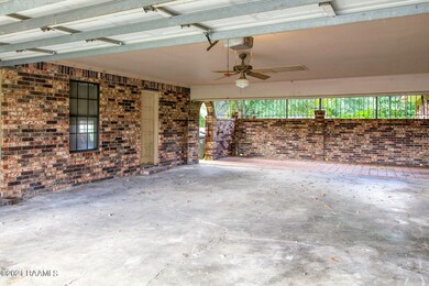 Garage and side of outdoor kitchen