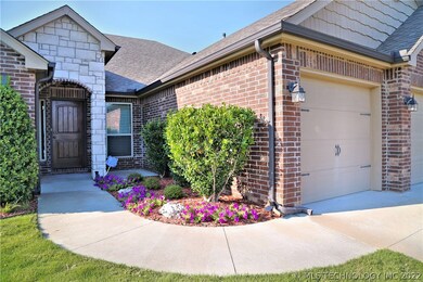 Great curb appeal with brick & stone, professional