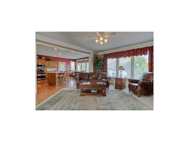 Family Room is located at the back of the home and