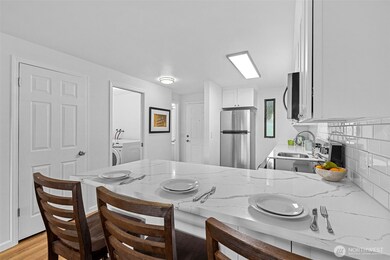 Kitchen with eating space