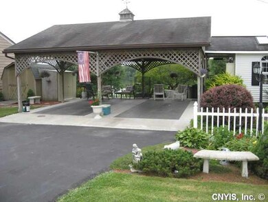 Garage. Car Port with space for 2 vehicles under c
