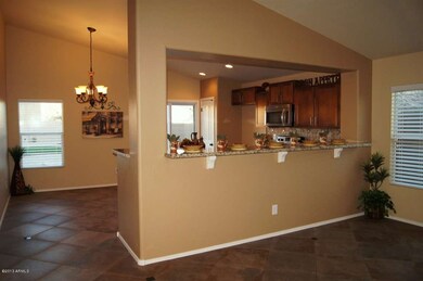 VIEW INTO DINING/KITCHEN