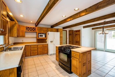Spacious eat--in kitchen