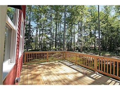 Huge deck will be great to have company visit!