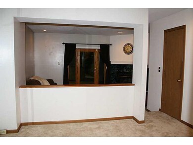 1st Floor Plan. Dining Room opened up to the sunke
