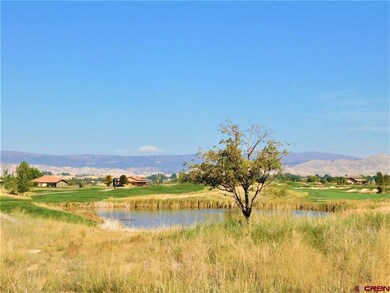 Very nice, peaceful view across pond and greens of the Bridges golf course to the black canyon!