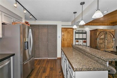 laundry area & garage access