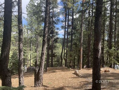 Pines grace the property