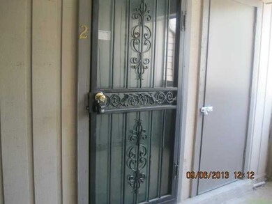 Front security door and storage room