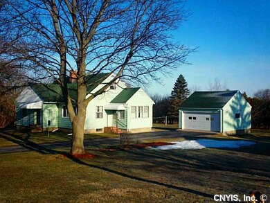 Exterior Front. .8 acres of land