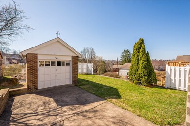 Detached garage with auto opener