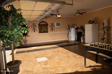 Garage with tile & AC