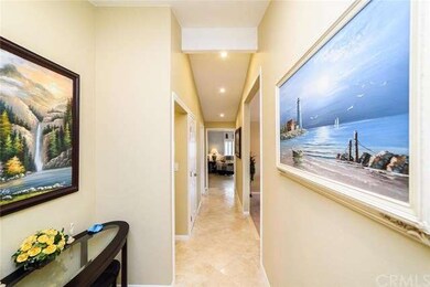 Front hallway from entry.  Direct access garage on