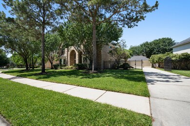 The home sits on an amazing lot with established s