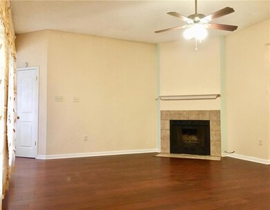 Living Room & Wood-burning Fire Place