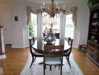NICE SIZED DINING ROOM WITH WALK OUT BAY WINDOW AN